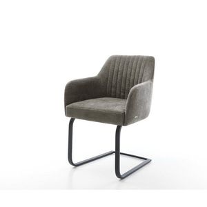 Jídelní židle Greg-Flex bouclé měkký tmavě béžová jídelní židle obraz