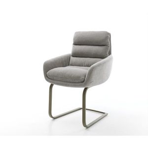 Jídelní židle Abelia-Flex s područkami strukturovaná látka obraz