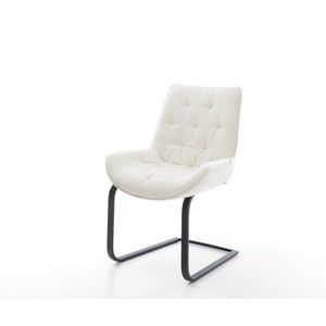 Jídelní židle Taimi-Flex bouclé měkký béžová jídelní židle obraz