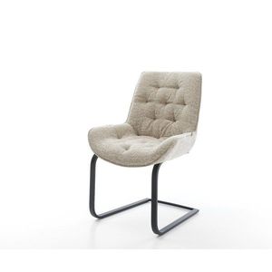 Jídelní židle Taimi-Flex látka Měkký béžová jídelní židle obraz