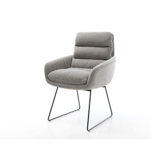 Jídelní židle Abelia-Flex s područkami strukturovaná látka obraz