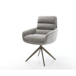 Jídelní židle Abelia-Flex s područkami strukturovaná látka obraz