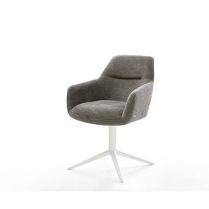 Jídelní židle Pejo-Flex bouclé měkký tmavě béžová křížová obraz