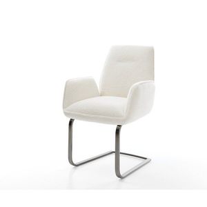 Jídelní židle Zoa-Flex bouclé měkký béžová jídelní židle plochá obraz