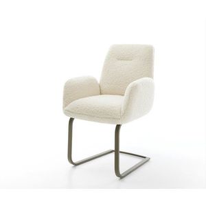 Jídelní židle Zoa-Flex plyšový manšestr béžová jídelní židle obraz