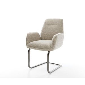 Jídelní židle Zoa-Flex tkanina Měkký béžová jídelní židle obraz