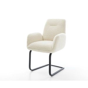 Jídelní židle Zoa-Flex plyšový manšestr béžová jídelní židle obraz