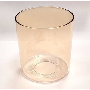 Jantarové skleněné stínidlo E14 pro lampu Canabera obraz