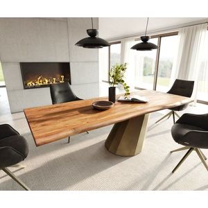 Jídelní stůl Edge 240x100 přírodní akáce podnož Parabola obraz