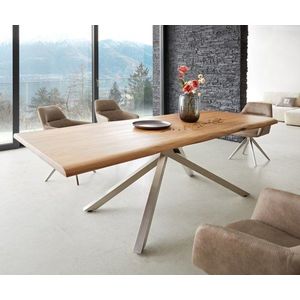 Jídelní stůl Edge 240x100 cm přírodní akácie live obraz