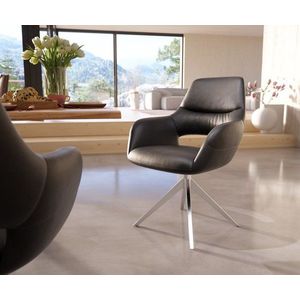 Otočná židle Yago-Flex s područkami křížová podnož široká obraz