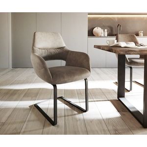 Jídelní židle Yago-Flex konzolová podnož plochá černá obraz