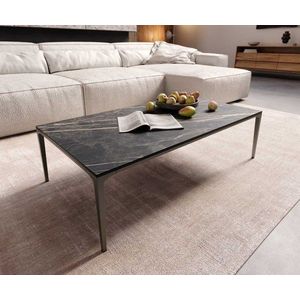 Konferenční stolek Levente 110x60 cm keramika Laminam®Noir obraz