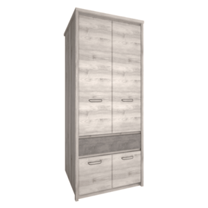 Šatní skříň JESI 4D1S Tempo Kondela obraz