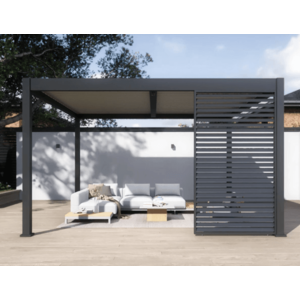 Fixní hliníkový panel zastínění pro bioklimatickou pergolu Rojaplast obraz