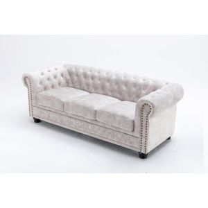 Chesterfield pohovka 3-místná MIDAS Dekorhome obraz