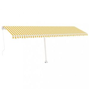 Volně stojící ručně zatahovací markýza 350x250 cm Dekorhome obraz