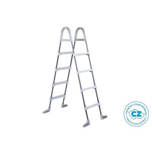 Marimex | Schůdky k bazénům - výška stěny do 1, 22 m - šedé (poškozený obal) | 109500361 obraz