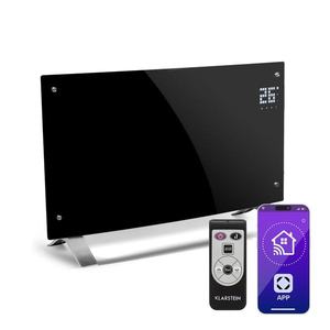 Klarstein Bornholm Curved Smart, konvektor, 2000 W, ovládání přes aplikaci, černý obraz