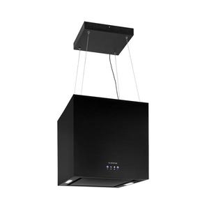 Klarstein Kronleuchter, digestoř, 44 cm, ostrůvková, 596 m³/h, LED panel, A, černá obraz