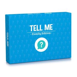 Spielehelden Řekni mi... Rodinná edice průzkumné hry 100+ otázek v angličtině Hráči: 2+ Věk: 8+ let obraz