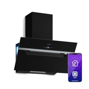 Klarstein BigBite šikmá digestoř | režim odsávání vzduchu a recirkulace | bezpečnostní sklo | 417 m³/h | 60 cm obraz