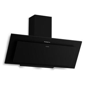 Klarstein Athena šikmá digestoř | režim odsávání vzduchu a recirkulace | 404 m³/h | 56 W | 90 cm obraz