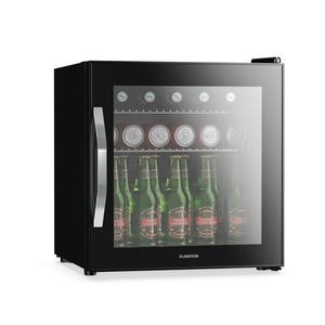 Klarstein Chladnička na nápoje Beersafe se zrcadlovými skleněnými dveřmi | 44 x 48 cm | Vnitřní LED osvětlení obraz