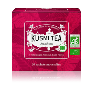 Kusmi Tea Porcovaný ovocný čaj AquaRosa Bio, 20 sáčků 21631A1120 obraz