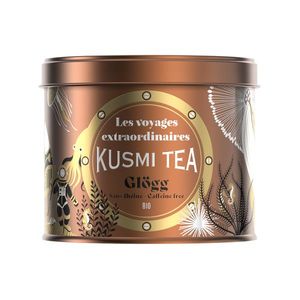 Kusmi Tea Sypaný ovocný vánoční čaj Glögg Bio, kovová dóza 125 g 21311A1070 obraz