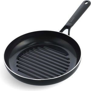 GreenPan Smart nepřilnavá kulatá grilovací pánev, Ø 28 cm, černá CC005194-001 obraz