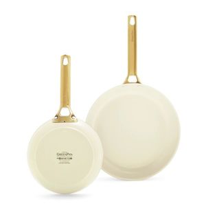 GreenPan Sada 2 nepřilnavých keramických pánví Padova 20 + 26 cm, světle krémová CC008494-001 obraz