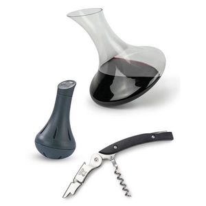 Peugeot Wine Service: dekantovací karafa + someliérská vývrtka + nerezové kuličky Bilbo 230388 obraz
