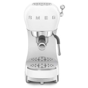 Smeg Pákový kávovar na espresso/cappucino ECF02, 50's Retro Style, bílá ECF02WHEU obraz