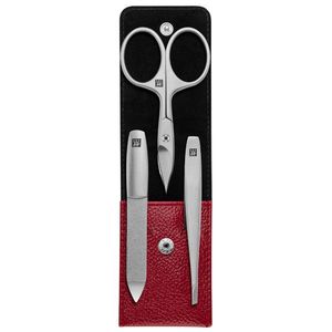 Zwilling Beauty Premium manikúra, kožené pouzdro, 3 ks, červená 97091-002 obraz