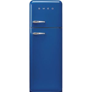 Smeg SMEG 50's RS kombinovaná lednice s mrazákem nahoře 222l/72l otv.pravé 172x60 cm tmavě modrá FAB30RBE6 obraz