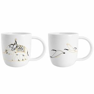 Kusmi Tea Dárkový vánoční set 2 hrnků 2025, motiv Cesta kolem světa za 80 dní 5000001118 obraz