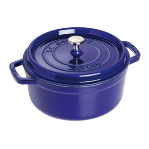 Staub Litinový hrnec s poklicí Cocotte, Ø 28 cm/ 6, 7 l, tmavě modrá 1102891 obraz