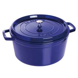 Staub Litinový hrnec s poklicí Cocotte, tmavě modrá, 30 cm / 8, 35 l 1103091 obraz