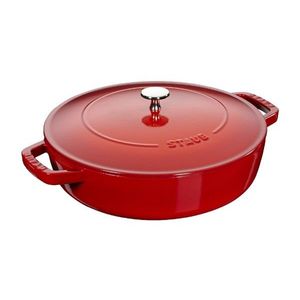 Staub Litinový kastrol s poklicí Chistera, višňová, 28 cm 12612806 obraz
