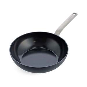 GreenPan Nepřilnavá keramická wok pánev Evolution, Ø 28 cm, černá CC006388-001 obraz