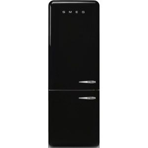 Smeg Kombinovaná lednice s mrazákem dole, FAB38L, 344l/137l, levé otvírání, 205x70 cm, černá FAB38LBL6 obraz
