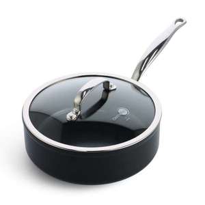 GreenPan GreenPan BARCELONA PRO pánev 24 cm s poklicí, černá CC005327-001 obraz