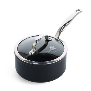 GreenPan GreenPan BARCELONA PRO omáčník 18 cm s poklicí, černá CC005331-001 obraz