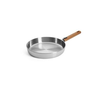 Woll Nerezová pánev Logic Steel s dřevěnou odnímatelnou rukojetí, Ø 28 cm 1528WLCS obraz