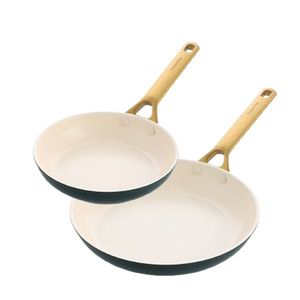 GreenPan Sada 2 nepřilnavých keramických pánví Padova 20 + 26 cm, tmavě zelená CC008815-001 obraz