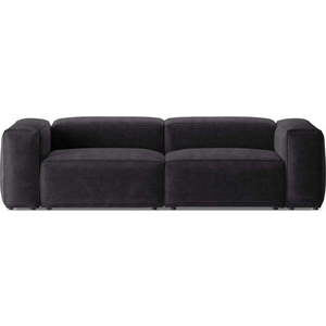 Tmavě šedá manšestrová pohovka 264 cm Bergamo – Cosmopolitan Design obraz