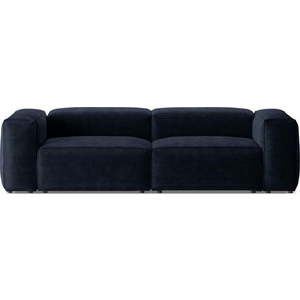 Tmavě modrá manšestrová pohovka 264 cm Bergamo – Cosmopolitan Design obraz