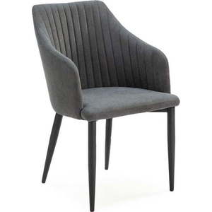 Tmavě šedá čalouněná jídelní křesla v sadě 2 ks Nadi – Marckeric obraz