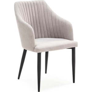 Světle šedá čalouněná jídelní křesla v sadě 2 ks Nadi – Marckeric obraz